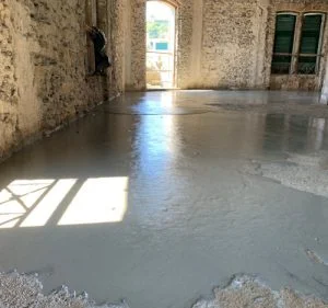 Microcalcestruzzo  basso spessore rinforzo solaio Ruregold