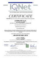 certificato qualità ISO 9001 IQNET Ruregold